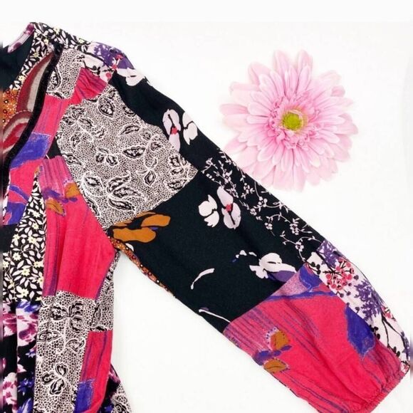 Anthropologie One September Arcata Dress - Patchwork Boho Size Small - Picture 6 of 12